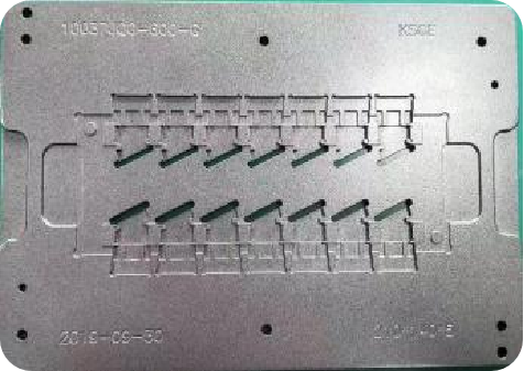 Teflon furnace passing fixture